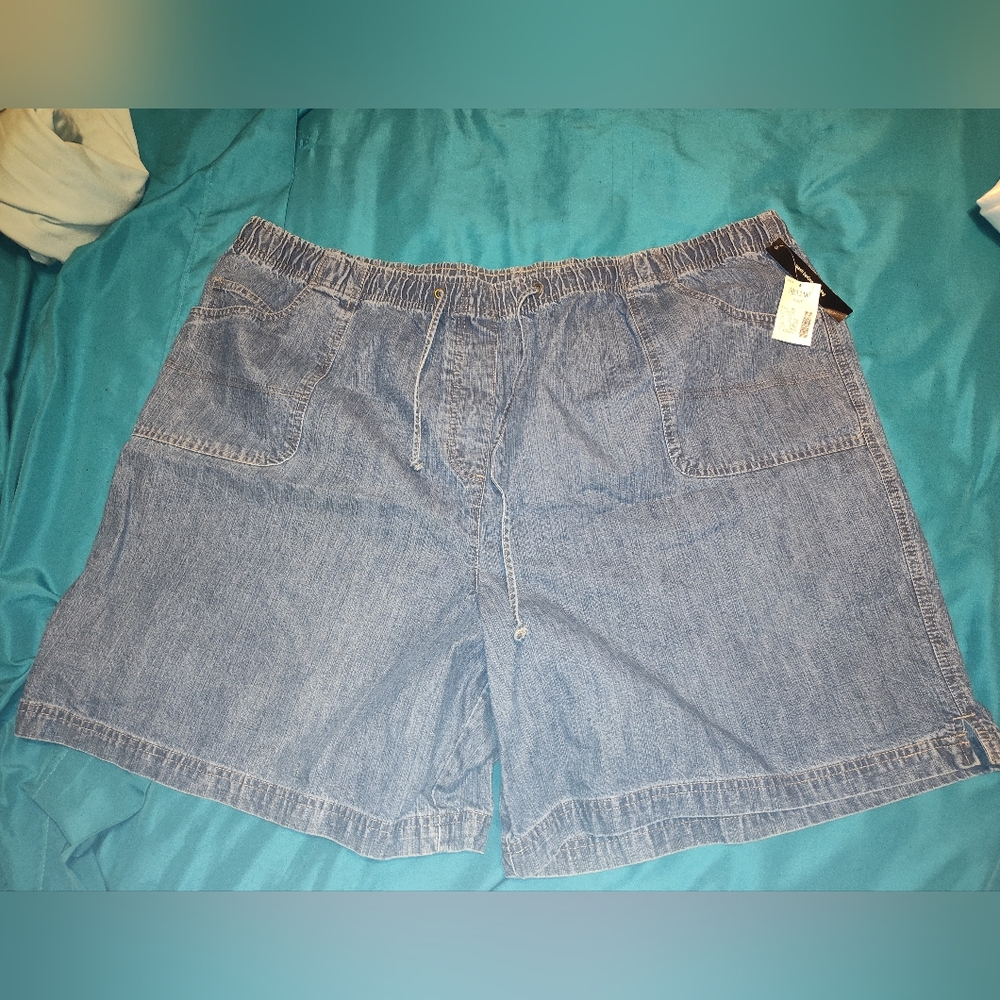 Essentials by Maggie plus size jean shorts